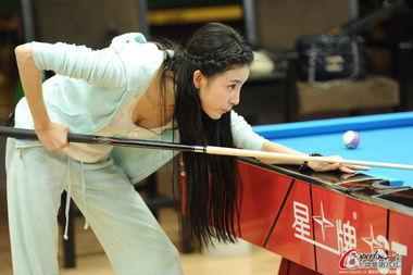 娱乐圈会打台球的女星,娱乐圈台球高手盘点